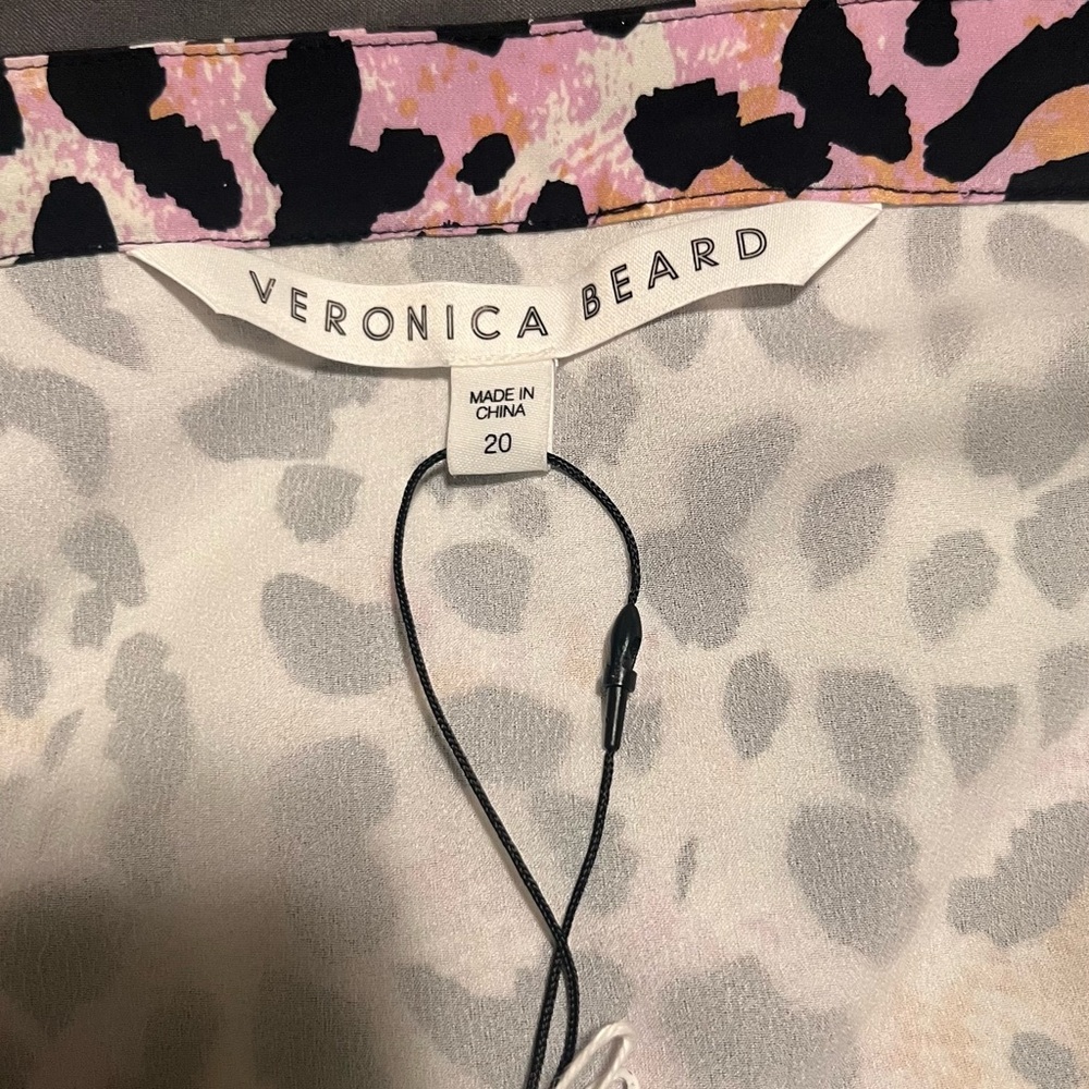 Veronica Beard Multicolor Leopard Print skirt - Picture 4 of 8